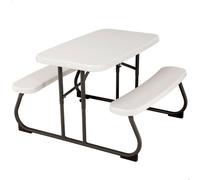 Tavolo per Bambini Lifetime Crema Pieghevole Picnic 82,5 x 53,5 x 90 cm Accia