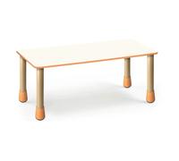 Tavolo per Bambini Scuola Infanzia Rettangolare Arancio