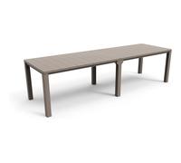 Tavolo allungabile giardino cappuccino in resina tavoli da esterno balcone