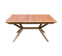 Tavolo per esterno allungabile fino a 200 cm in legno di acacia SANUR