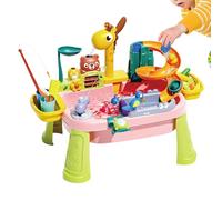 Tavolo Per L'acqua - Design Con Rubinetto A Forma Di Giraffa, Giocattolo Educativo Per La Pesca Da 1,46 Kg Di Peso, Set Per Giochi Di Finzione Con Lavello Da Cucina, Stazione Per Sandbox Costru