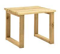 Tavolo per Lettino Prendisole 30x30x26 cm in Pino Impregnato - Rustic Outdoor Side Table for Sunbed, Garden, Patio - Durable Treated Pine Wood with Sturdy Shelf for Drinks, Phone, Accessories