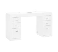 Tavolo per manicure con aspiratore a turbina | Mod. DESK 314 (Bianco)