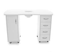 Tavolo per manicure con aspiratore | Mod. POL-2027 (Bianco)