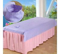 Tavolo per massaggi in cotone, morbido, con foro per il viso, antiscivolo, E-100 x 200 cm