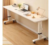 Tavolo per Mobilità sopra Il Letto con Ruote,tavolo Servitore Regolabile In Altezza,Tavolino da Divano per Pc,Tavolino per Mangiare e Lavorare da Ospedale e Salotto(100x40x73cm/39.4x15.7x28.7")