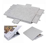 Tavolo per Puzzle，1000 Pezzi con Supporto e Copertura Progettati 2 in 1,Tavolo Inclinabile con 6 Cassetti,Tavolo Puzzle Portatile per Adulti,Leggero in Feltro Plateau,Grigio chiaro (Grigio chiaro)
