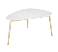 Tavolo per sala da pranzo scandinavo bianco 4/5 persone 150 cm