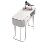 Tavolo per unghie compatto moderno,Tavolo per manicure per artisti,Scrivania per salone spa in legno,Postazione di lavoro per bellezza,Stazione per tavolo per manicure e truccatura Con ripiani apert