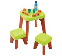 Tavolo Pic Nic Con Sgabelli e Accessori Bambini 1-3 Anni Ecoiffier Set 11 Pezzi