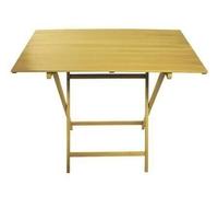 Tavolo legno verniciato pieghevole Picnic 60x80x75 cm colore naturale giardini