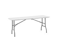 Tavolo pieghevole - 1.800 x 750 x 740 mm - Royal Catering - 150 kg - Interno/esterno - Bianco RC-FT_4