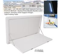 Tavolo Pieghevole A Parete Per Camper Con Luce LED Serratura Camper Van Roulotte