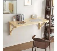 Tavolo Pieghevole A Parete Scrivania Galleggiante in Legno Computer Multifunzionale, Cena, Tolette Pieghevoli Appese for Soggiorno, Cucina, Camera da Letto, Studio
