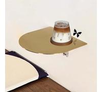 Tavolo Pieghevole a Parete,Tavolo a Ribalta da Pranzo a Muro Tavolino Salvaspazio Scrivania a Scomparsa,Galleggiante Piccolo Tavolino Richiudibile da Muro Acciaio Inossidabile,For Bar, Pasticceria(Gol