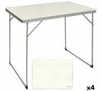Tavolo Pieghevole Aktive Bianco 80 x 70 x 60 cm [4 Unità]