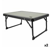 Tavolo Pieghevole Aktive Campeggio Grigio 56 x 25 x 40 cm [2 Unità]