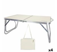 Tavolo Pieghevole Aktive Crema 60 x 25 x 40 cm [4 Unità]