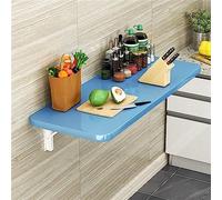 Tavolo pieghevole compatto da parete, 120 x 50 cm, design salvaspazio, ideale per piccoli spazi, versatile, per sala da pranzo, lavoro o artigianato