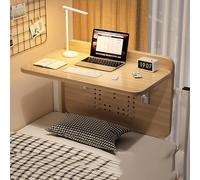 Tavolo pieghevole compatto da parete, piccolo banco da lavoro a ribalta per risparmiare spazio in uffici, camere da letto, sale studio e ristoranti, design versatile in legno per una facile
