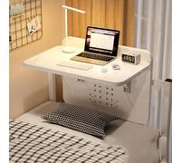 Tavolo pieghevole compatto da parete, piccolo banco da lavoro a ribalta per risparmiare spazio in uffici, camere da letto, sale studio e ristoranti, soluzione versatile in legno