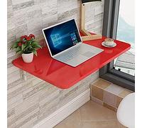 Tavolo pieghevole compatto da parete, scrivania per computer e tavolo da pranzo, salvaspazio, per casa, ufficio e bar, soluzione versatile