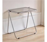 Tavolo pieghevole con sedia, moderno set da cucina senza braccioli, nessun montaggio richiesto, ideale per piccoli spazi e sale da pranzo, design compatto in bianco