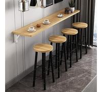 Tavolo pieghevole da appendere alla parete, tavolo da pranzo stretto e lungo per cucina, ristorante, negozio di tè al latte, bar, casa, giardino, eventi interni, design semplice multifunzionale