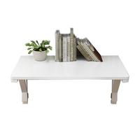 Tavolo pieghevole da banco pieghevole a parete L40 60 70 80 90 100 120 cm Mensola pieghevole con ripiano a ribalta con staffe for scrivania galleggiante for computer portatile(L70xW40cm/L28xW16in)