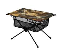 Tavolo pieghevole da campeggio nero oro vero drago tavolo da viaggio regolabile con borsa per il trasporto per cucinare all'aperto picnic campeggio viaggio
