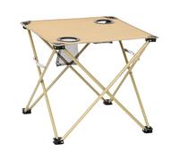 Tavolo Pieghevole Da Campeggio | Tavolo Leggero Con 2 Portabicchieri - Accessorio Portatile per Esterni Viaggi Trekking Pranzo Spiaggia Picnic Giardino Balcone