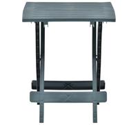 Tavolo pieghevole da giardino, in plastica, verde, 45 x 43 x 50 cm, per | Nessun montaggio, design elegante, pieghevole compatto, uso quotidiano all'aperto, plastica resistente