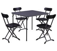 Tavolo Pieghevole da Giardino Picnic con 4 Sedie Ranieri Horeca Antracite