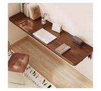 Tavolo pieghevole da parete, 100 x 30 cm, in noce, perfetto per ufficio, studio, cucina, sala da pranzo, lavanderia, ristorante, bar, salvaspazio