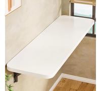Tavolo pieghevole da parete, 80 x 40 cm, salvaspazio, per cucina e casa, ufficio, scrivania portatile per sala da pranzo o lavoro (colore legno 0,4 x 0,3 m)