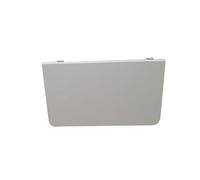 Tavolo pieghevole da parete, banco da lavoro galleggiante pieghevole, piccola scrivania in legno salvaspazio per casa, ufficio, garage, cucina e lavanderia, colore bianco (60 x 50 cm)