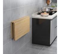 Tavolo pieghevole da parete, banco da lavoro pieghevole per casa, ufficio, lavanderia, cucina e studio, design salvaspazio, 100 x 60 cm