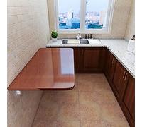 Tavolo pieghevole da parete compatto per sala da pranzo e computer, salvaspazio, tavolo a ribalta per cucina, lavanderia, ristorante, ufficio, design portatile e versatile.
