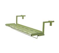 Tavolo pieghevole da parete, con ringhiera in acciaio inox, salvaspazio, per balcone, sala da pranzo e uso esterno, ideale per piccoli terrazzi e spazi di lavoro