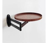 Tavolo pieghevole da parete, con ripiano retrattile, tavolino da caffè per camera da letto, bagno, studio, soggiorno, tavolino ausiliario salvaspazio