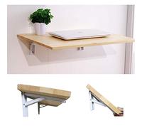 Tavolo pieghevole da parete per cucina e scrivania, salvaspazio, 17 opzioni di dimensioni, perfetto per piccoli spazi e ufficio domestico, design durevole per una facile installazione