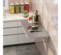 Tavolo pieghevole da parete per cucina, salvaspazio, pieghevole, 60 x 30 cm, versatile, facile da installare, perfetto per piccoli spazi
