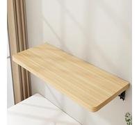 Tavolo pieghevole da parete per lavanderia, garage, casa, ufficio, design rustico salvaspazio in legno, 60 x 30 cm, perfetto per cucina, sala da pranzo e bar