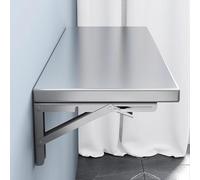 Tavolo pieghevole da parete, postazione di lavoro salvaspazio, versatile scrivania sospesa per studio, camera da letto, bagno o balcone, 50 x 30 cm, facile da installare, design moderno