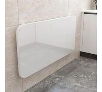 Tavolo pieghevole da parete salvaspazio per lavanderia e studio, tavolo galleggiante versatile per cucina, camera da letto, garage, postazione di lavoro (80 x 30 cm)