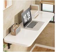 Tavolo pieghevole da parete, salvaspazio, per piccole stanze, nero, 40 x 60 cm, versatile tavolo da bar e sala da pranzo, design pieghevole per una facile conservazione.