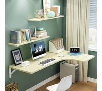Tavolo pieghevole da parete, scrivania galleggiante convertibile per piccoli spazi, dormitori e piccole case, scrivania multiuso per laptop con elevata capacità di carico