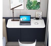 Tavolo pieghevole da parete, scrivania galleggiante per computer, postazione di lavoro multifunzionale, salvaspazio, tavolo a discesa per studio, camera da letto, bagno, casa, ufficio.