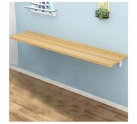 Tavolo pieghevole da parete - Scrivania pieghevole spessa con staffa triangolare per stabilità - Design salvaspazio per balcone, ristorante, bar e uso domestico