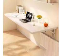 Tavolo pieghevole da parete, scrivania salvaspazio per cucina, sala da pranzo, studio, lavanderia, ufficio e camera da letto, design galleggiante versatile per un uso efficiente dello spazio